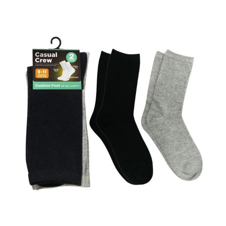 CASUAL CREW LADIES SOCK 2PR 9-11 image 0