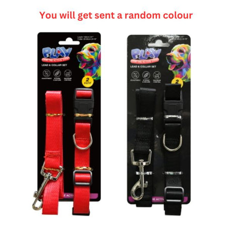 Lead & Collar Set 1.2m/20-50cm image 0