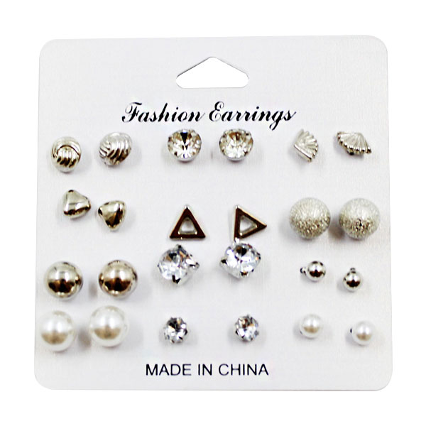 Earrings 12 Pairs image 0