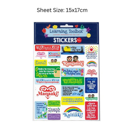 Stickers NZ Te Reo Proverbs 15x17cm image 0