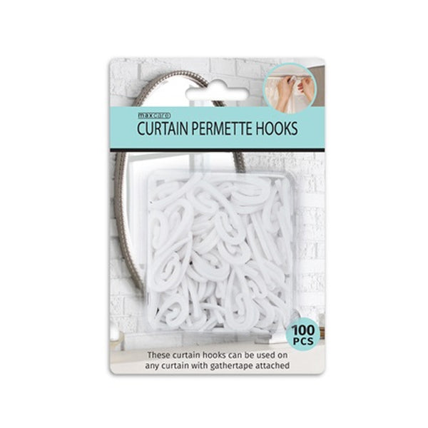 Curtain Permette Hooks 100pcs image 0