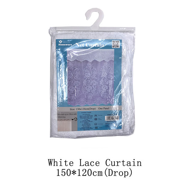 White Lace Curtain 150*120cm image 0