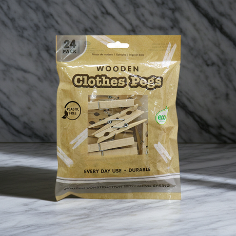 Wooden Laundry Pegs 24 Pack