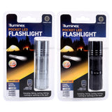 9 LED Flashlight – Battery Operated Torch Assorted Colours