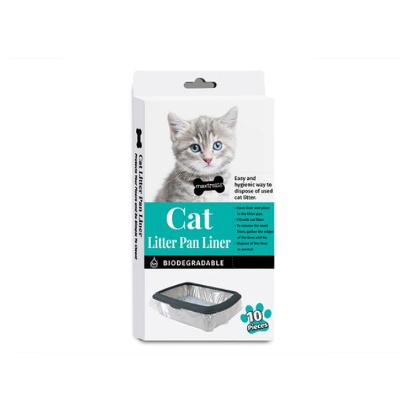 Cat Litter Liner Bags Biodegradable 10s image 0