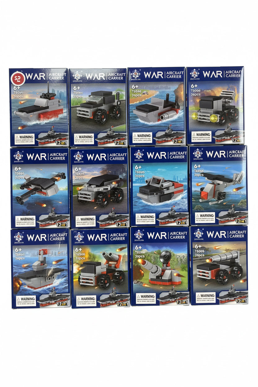 Ocean Aircraft Carrier Mini Building Blocks Toy