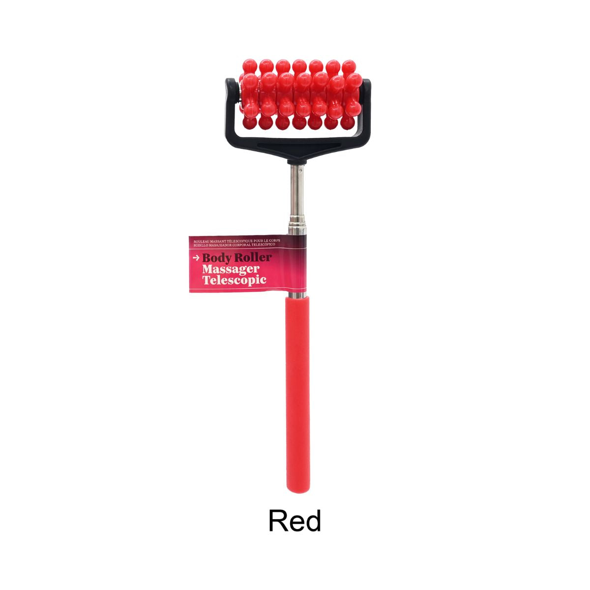 Body Roller Massager Telescopic 22-59cm 3 Assorted