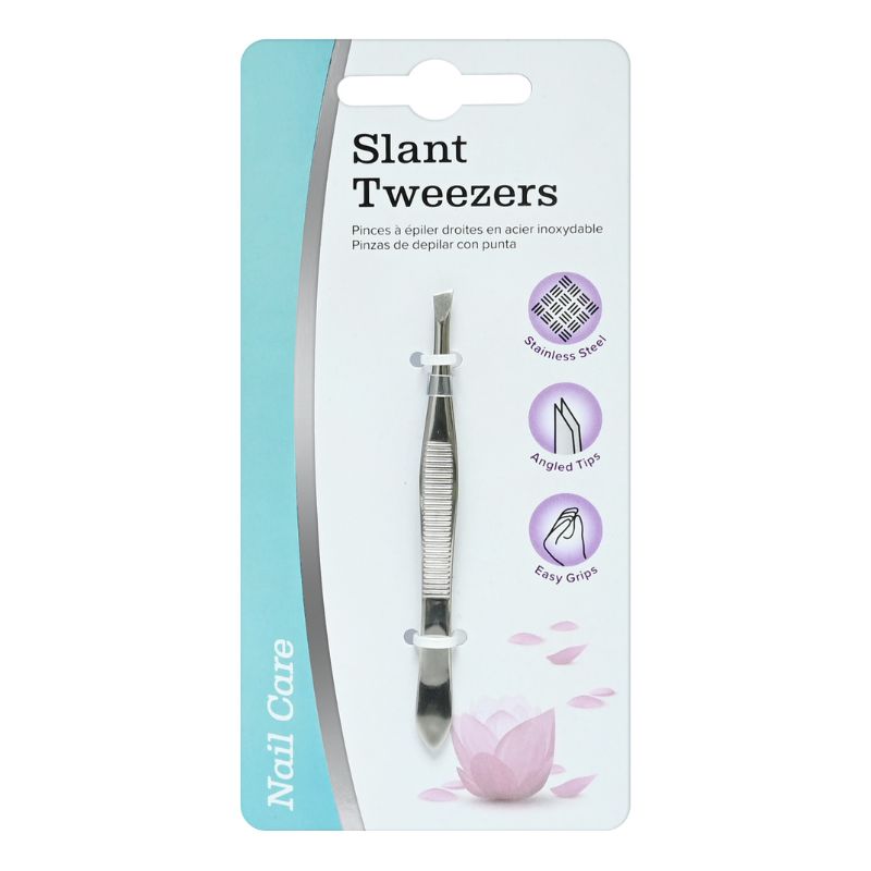 Tweezers Slant S/Steel