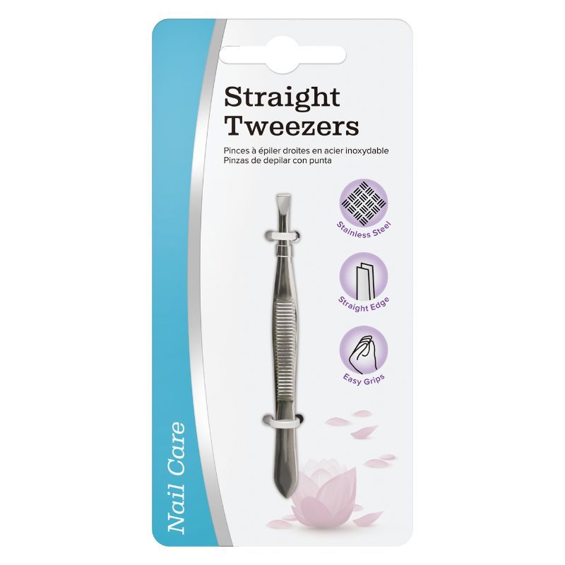Tweezers Straight S/Steel