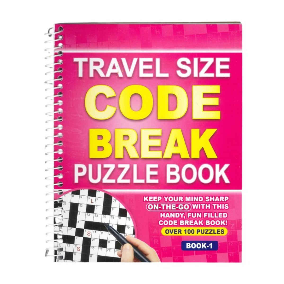 Code Break Puzzle Book with Coil 120 Pages