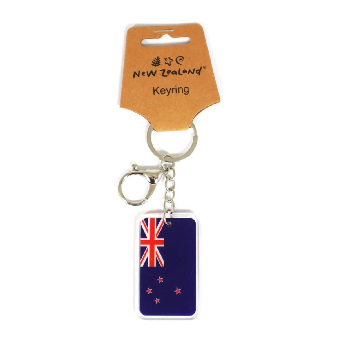 Keyring NZ National Flag 6×3.5cm