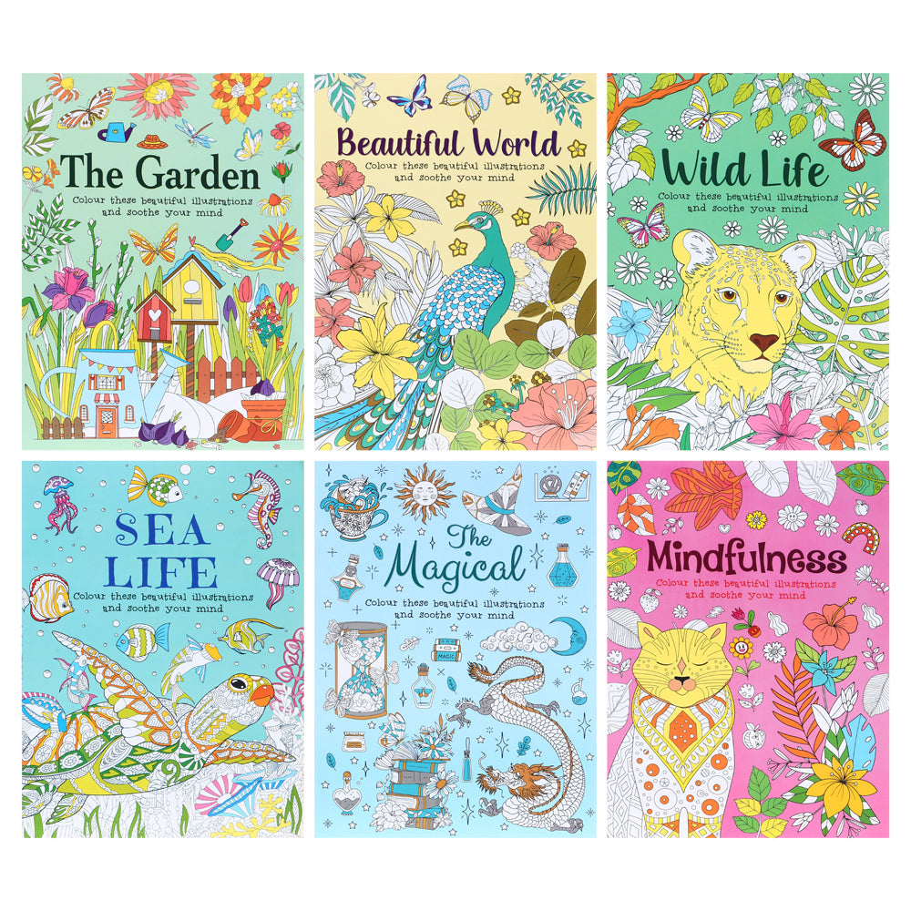 Adult Colouring Book 32pg – Assorted Titles