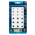 Alkaline button cell batteries 18 pack for small electronic devices