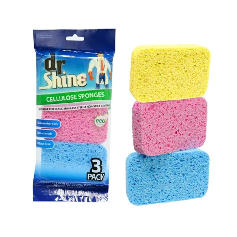 Cellulose Sponges 3 Pack