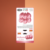Metallic Red Balloons – Luxury Party Decoration