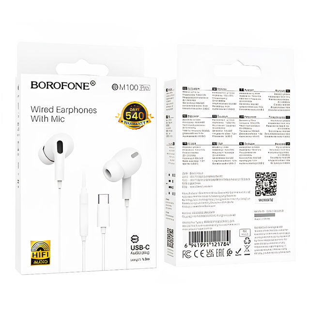 BM100PRO universal digital Type-C earphones with microphone