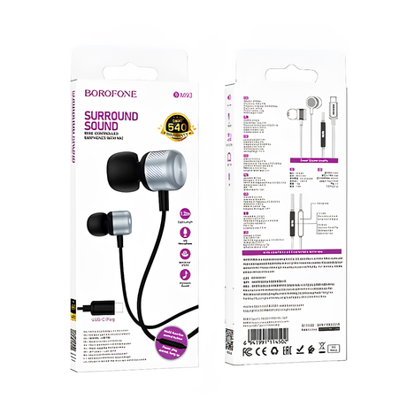 BM93 universal digital earphones with microphone