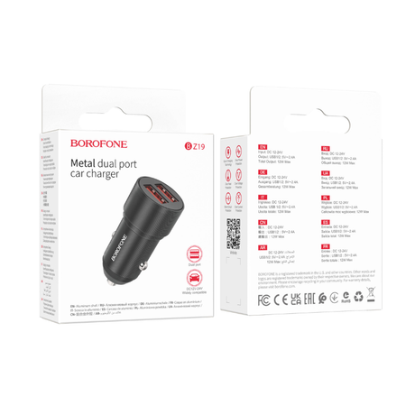 Wisdom dual port car charger