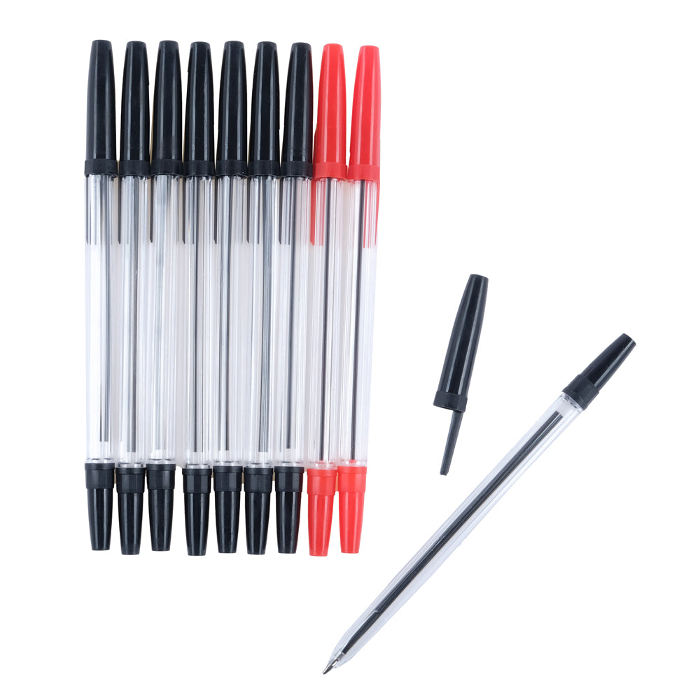 Ballpoint Pens 10pk – Black & Red