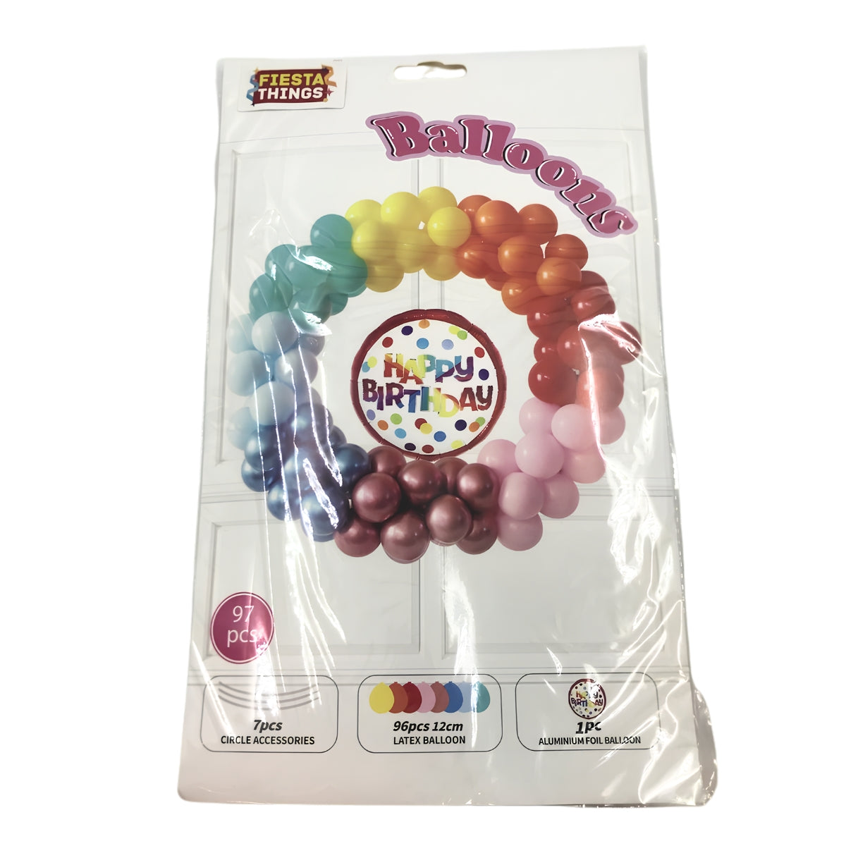 Birthday Balloon Arch Kit 96pcs – Garland Decoration
