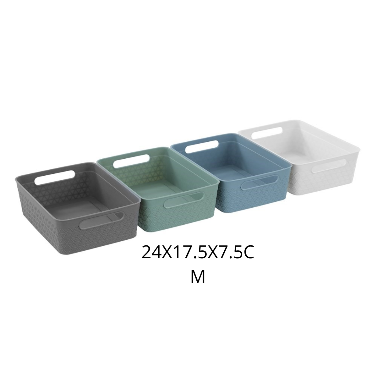 Boxsweden Trinity Rectangular Storage Basket - 24cm