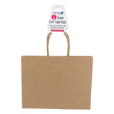 Brown Kraft Paper Bags 2pk – 27x21cm