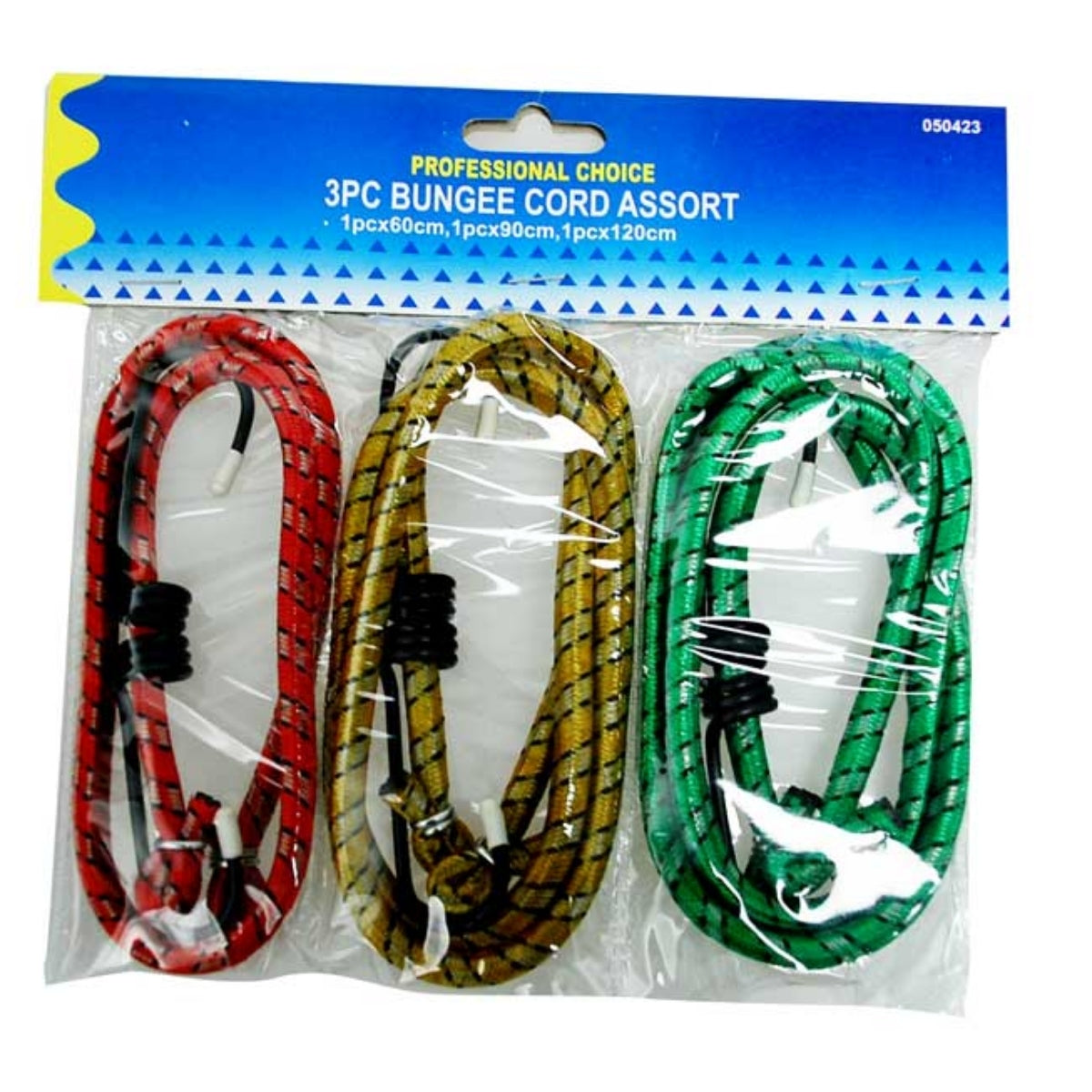 Bungee Cord 3’s Assort