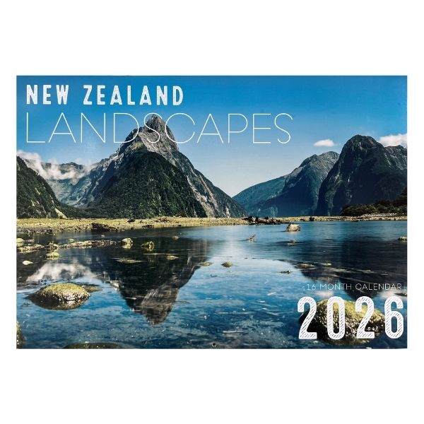 CALENDAR RECTANGLE NEW ZEALAND FSC MIX 2026