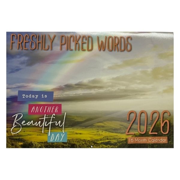 CALENDAR RECTANGLE FRESH PICK FSC MIX 2026