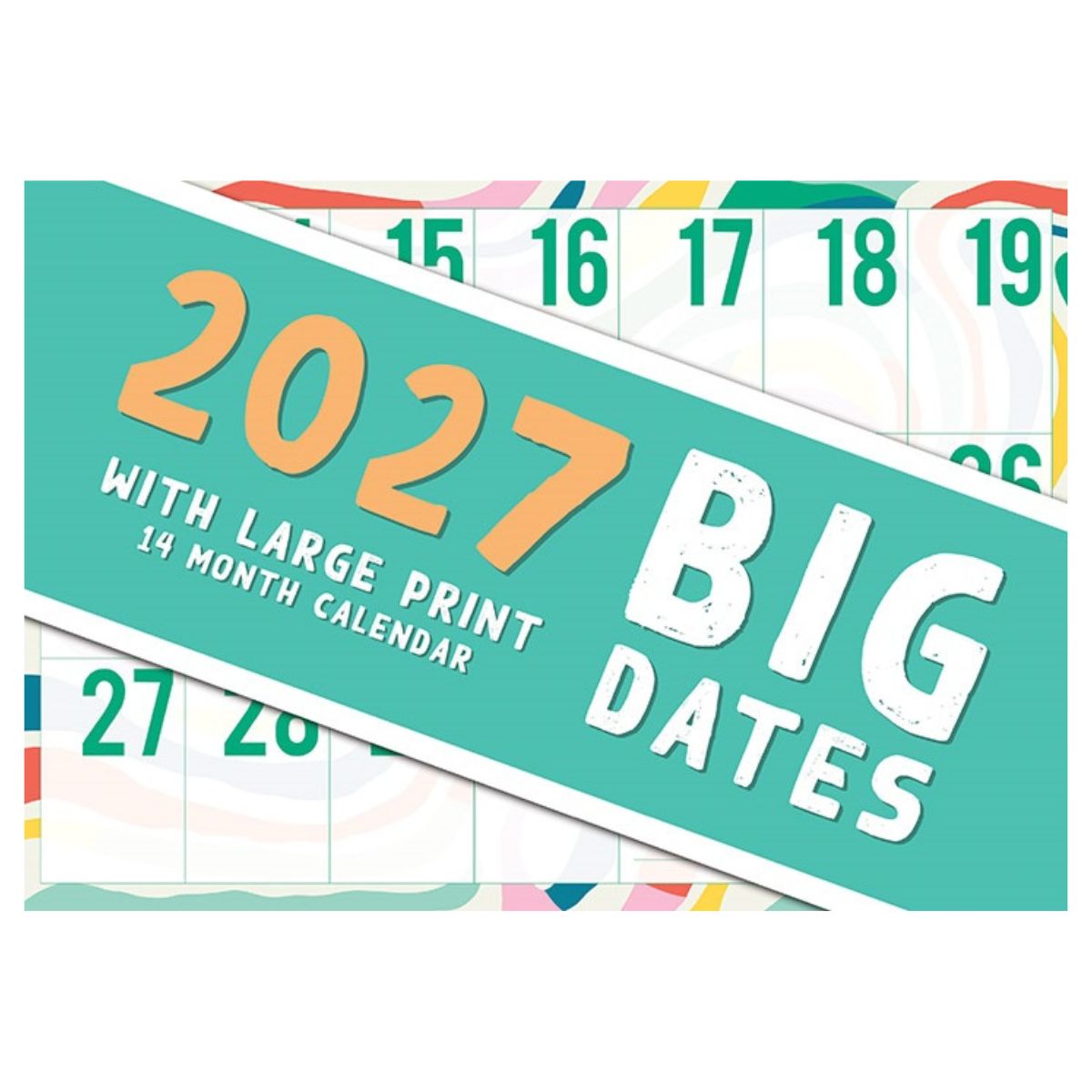2027 Large Print Rectangle Calendar - FSC Mix