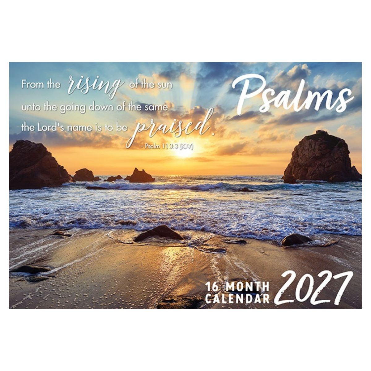 2027 Psalms Rectangle Calendar - FSC Mix