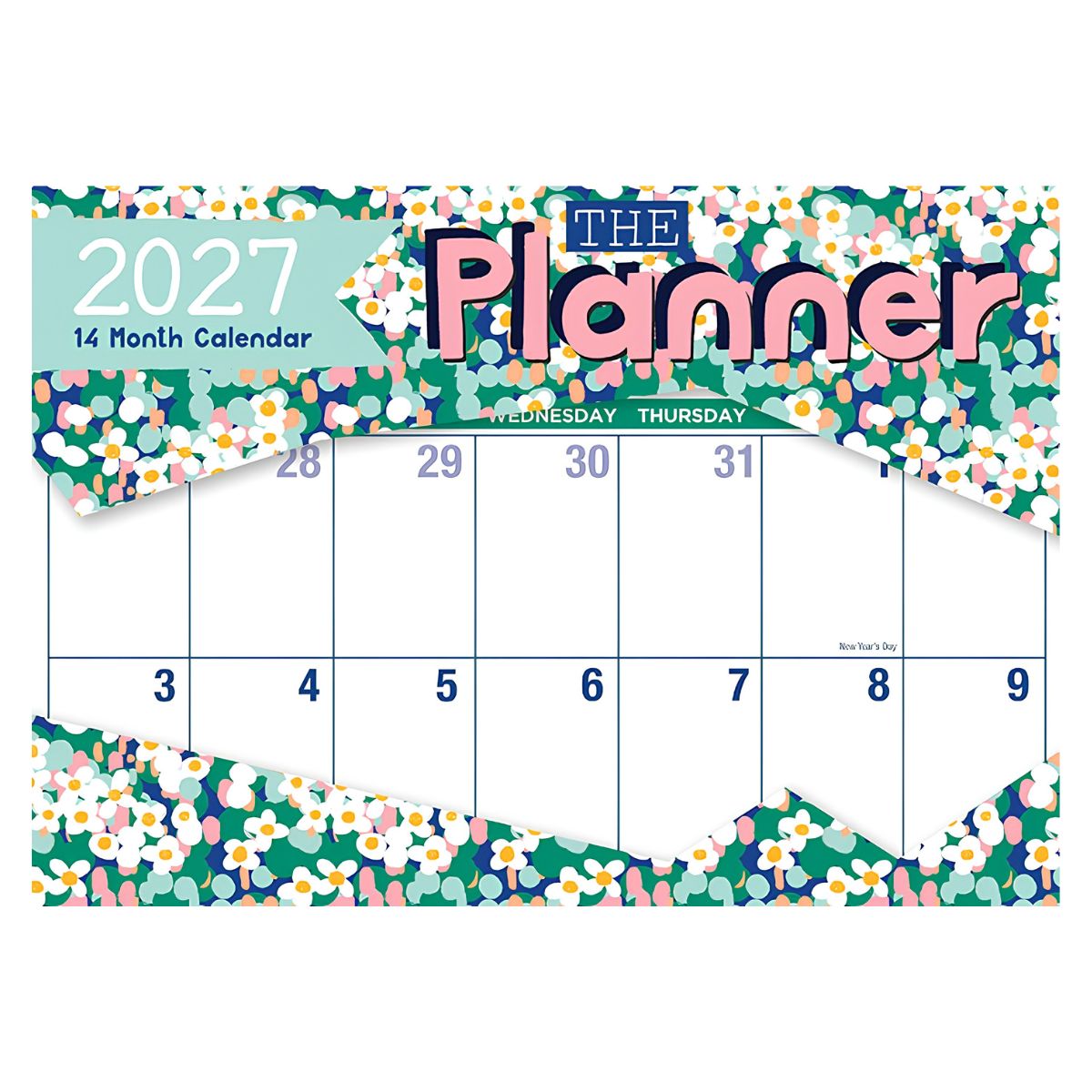 2027 Rectangle Planner Calendar - FSC Mix