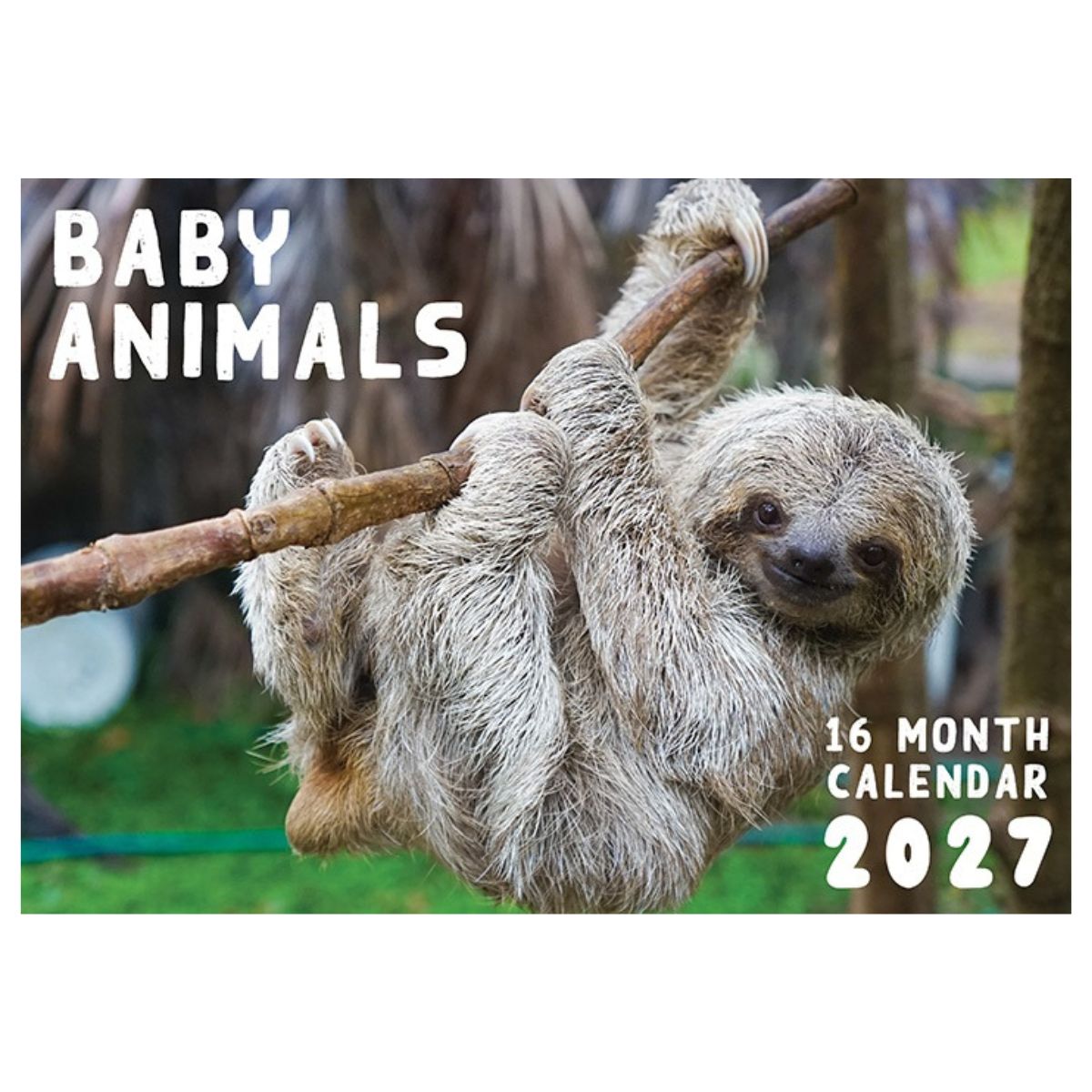 2027 Baby Animals Rectangle Calendar - FSC Mix