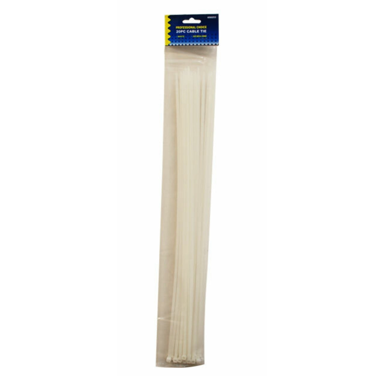 Cable Ties WHITE 4.8mm 50cm x15s