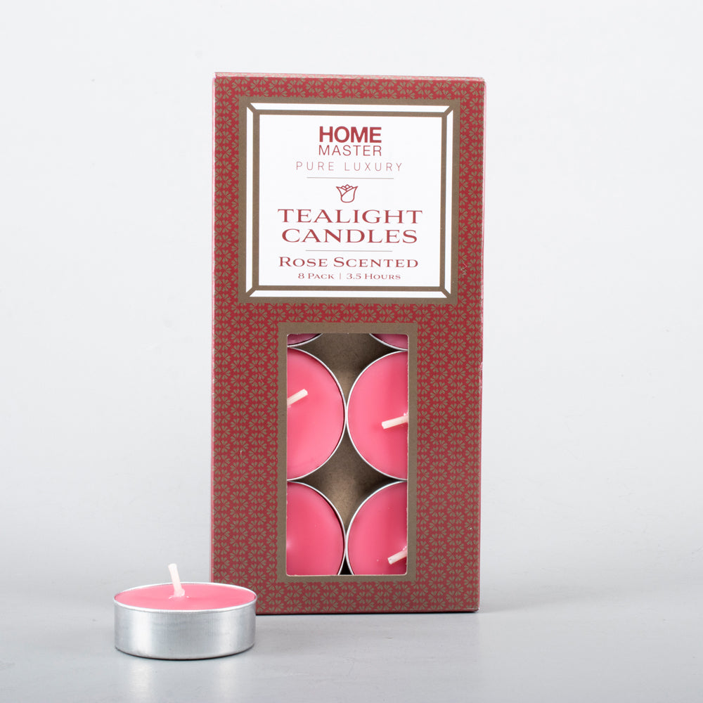 Candles Tealight Scented 8pc - 4hr