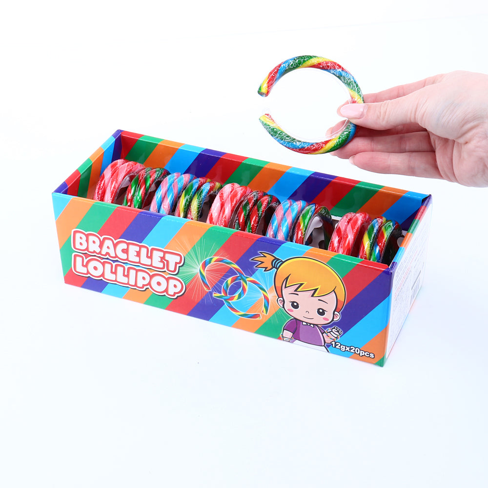 Candy Bracelet Lollipops 12g x 20pcs