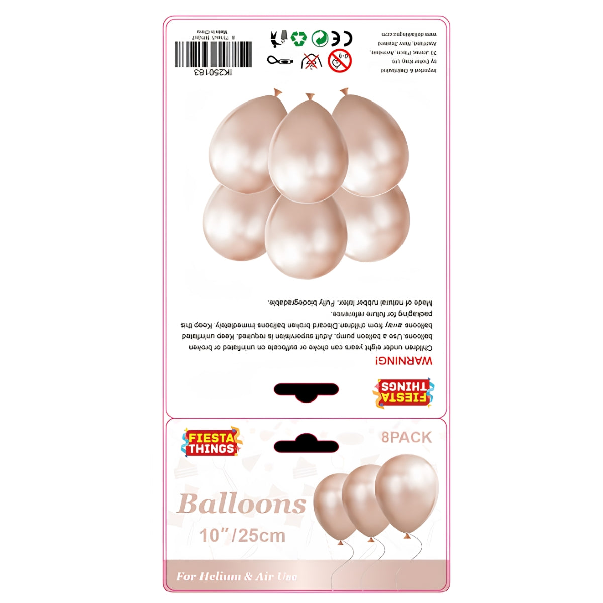 Champagne Gold Balloons – Chrome Metallic Decor