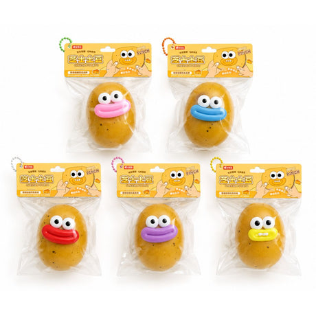 Cheese Potato Face stress squishy toy soft sensory fidget toy