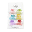 Children’s rainbow hair clips 6 piece colourful accessory set