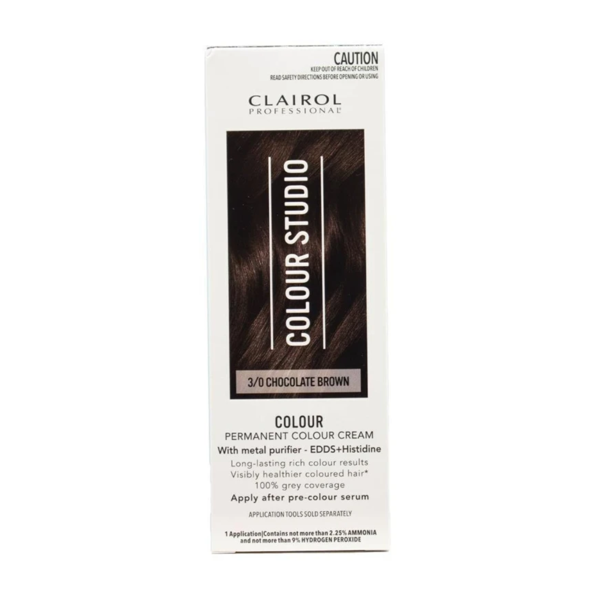 Clairol Professional Colour Studio Hair Colour 3/0 - Chocolate Brown