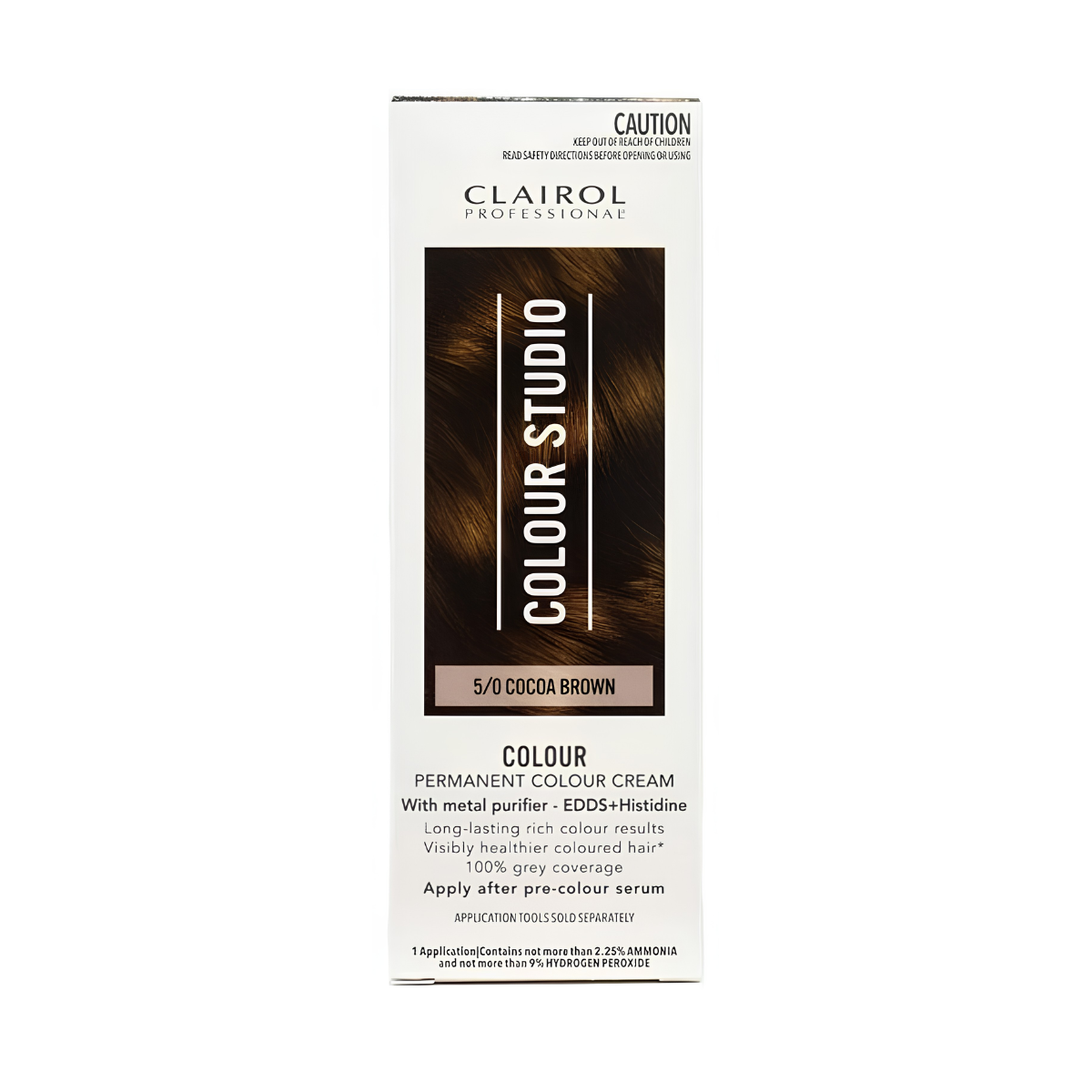 Clairol Professional Colour Studio Hair Colour 5/0 - Cocoa Brown
