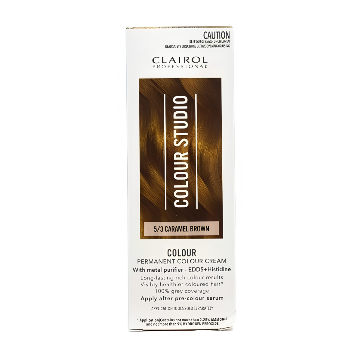 Clairol Professional Colour Studio Hair Colour 5/3 - Caramel Brown