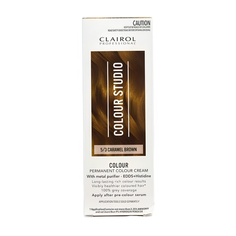 Clairol Professional Colour Studio Hair Colour 5/3 - Caramel Brown