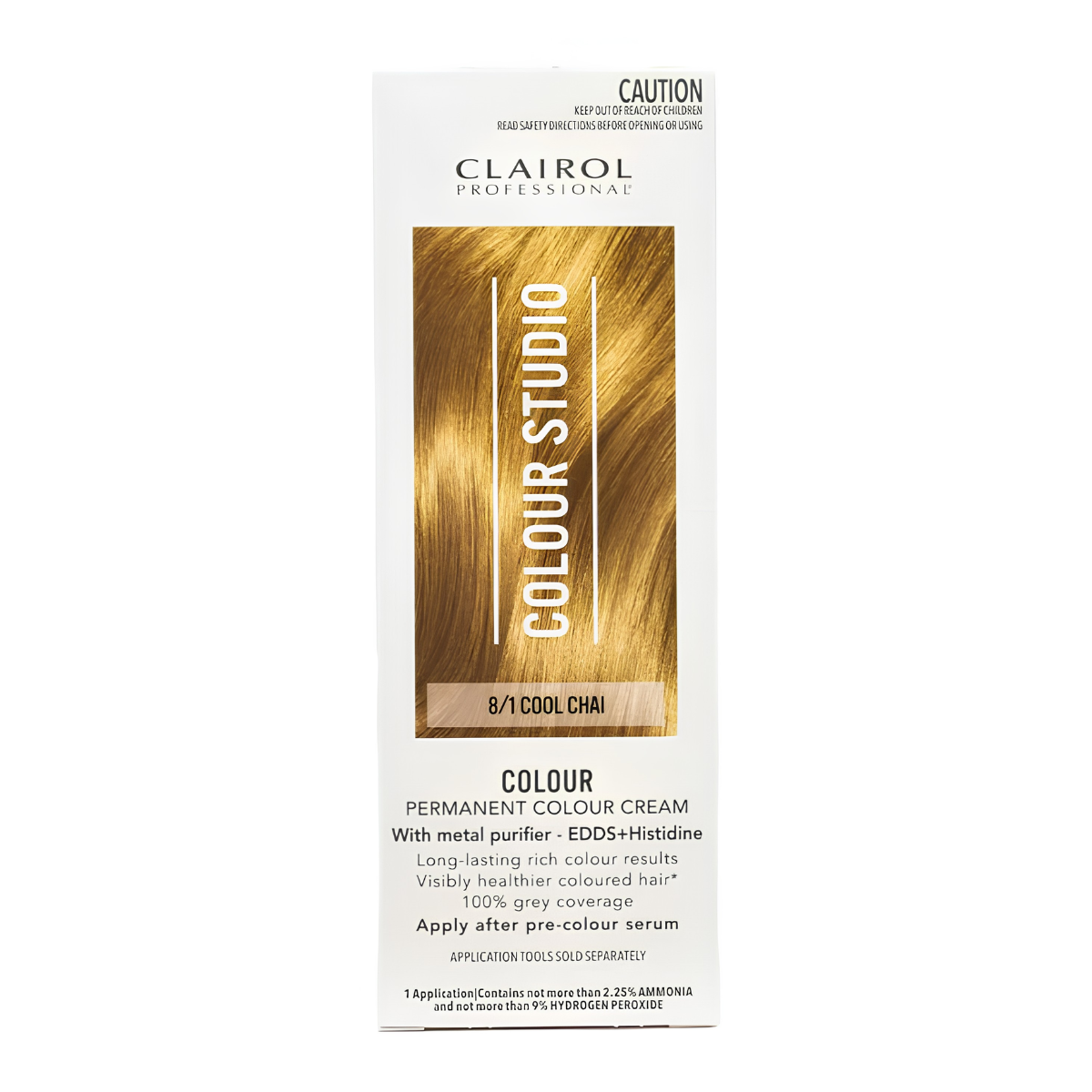 Clairol Professional Colour Studio Hair Colour 8/1 - Cool Chai