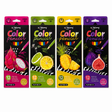 12 piece colour pencils set with bright colours for kids drawing and colouring