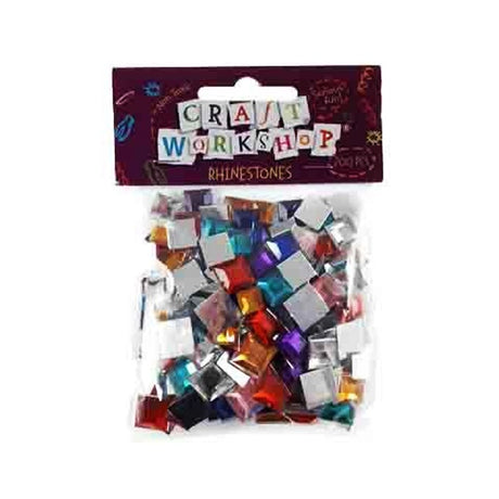 Craft Mosaic Rhinestones Assorted 200 Pack