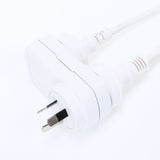 White vertical double adaptor 240V 10A power socket accessory
