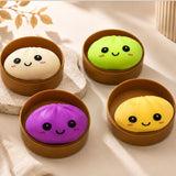 Dumpling Squishy Toy – Plain Squeeze Stress Toy Assorted Colours