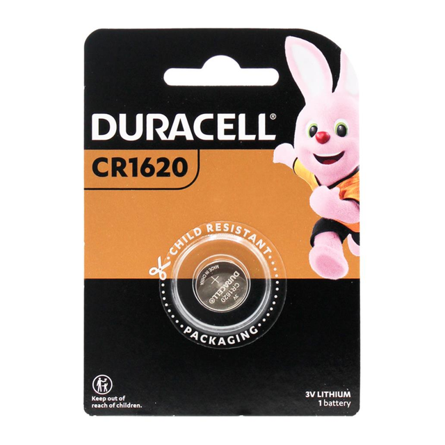 Duracell CR1620 3V Lithium Coin Battery