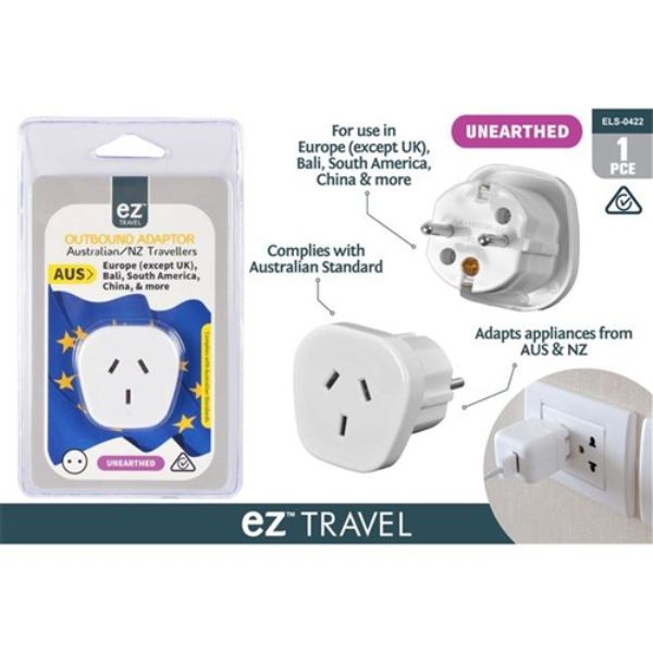1pce Universal Travel Adaptor AUS to EU